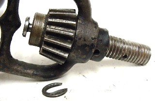 Pinion assembled