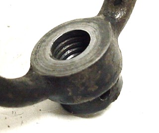 Spot facing on frame